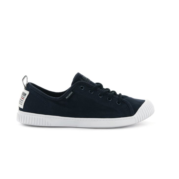 Palladium Easy Kanten Canvas Low Tops Sneakers Dames Zwart | NL 71HSNUG